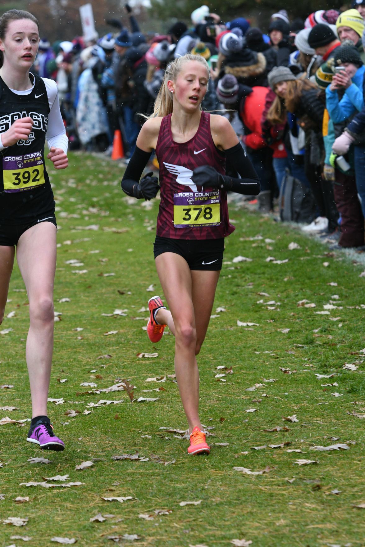 WIAA state cross country photo: Lauren Pansegrau, Middleton